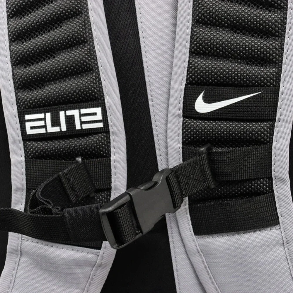 Nike Hoops Elite Pro Basketball Backpack Black Silver Grey New BA5554-012